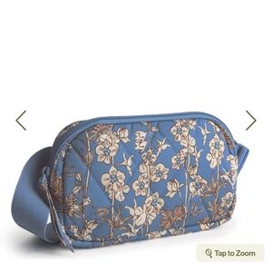 Vera Bradley Delphinium Woodward Belt Crossbody Bag